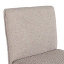 Atlanta - Modern Beige Fabric & Brass Counter Chair
