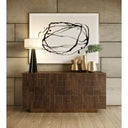 Angus - Modern Cream Ash + Gold Dining Table