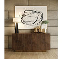 Auer - Mid-Century Modern Cream Ash + Gold Buffet