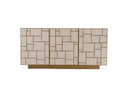Auer - Mid-Century Modern Cream Ash + Gold Buffet