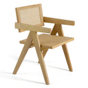 Aurora Modern Rattan Dining Arm Chair