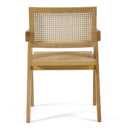Aurora Modern Rattan Dining Arm Chair