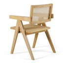 Aurora Modern Rattan Dining Arm Chair