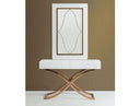 Kingsley Modern Marble & Stainless Steel Console Table