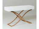 Flavio - Gold + Marble Console Table