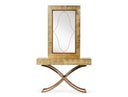 Kingsley Modern Marble & Stainless Steel Console Table