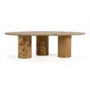 Avril - Modern Burl Freeform Coffee Table