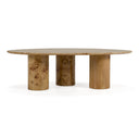 Avril - Modern Burl Freeform Coffee Table