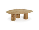 Avril - Modern Burl Freeform Coffee Table