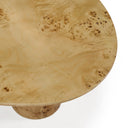 Avril - Modern Burl Freeform Coffee Table