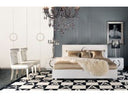 Ovidius - Modern White Crocodile Lacquer Bed