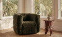 Robson Swivel Chair Dark Green