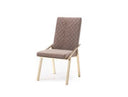 Tyler - Modern Grey + Gold Dining Chair