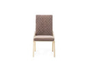 Chandler - Modern Black Velvet & Black Stainless Steel Dining Chair