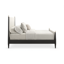 Unity Bed - Queen - Black Stained Ash, Fabric 21016-34CC-P by Caracole, view 3