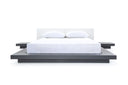 Opal Modern Wenge & White Platform Bed