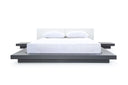 Opal Modern Wenge & White Platform Bed