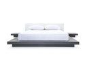 Opal Modern Wenge & White Platform Bed