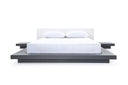 Opal Modern Wenge & White Platform Bed