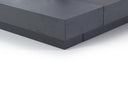 opal modern wenge & white platform bed