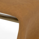 Balzan - Modern Beige Fabric + Brown Vegan Leather Dining Chair (Set of 2), view 9