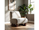 Barbara Modern Off White Accent Chair