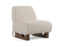 Barbara Modern Off White Accent Chair