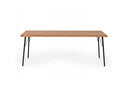 Barnum - Industrial Oak and Black Iron Live Edge Dining Table