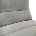 Basil - Modern Grey Fabric Large Sofa With 3 Electric Recliners