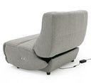 Basil - Modern Grey Fabric Large Electric Recliner Chair