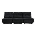 Basil - Modern Grey Fabric Large Electric Recliner Chair