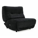 Basil - Modern Grey Fabric Small Electric Recliner Chair