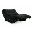 Basil - Modern Black Fabric Small Electric Recliner Chair