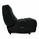 Basil - Modern Black Fabric Large Electric Recliner Chair