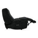 Basil - Modern Black Fabric Large Electric Recliner Chair