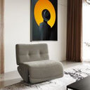 Basil - Modern Black Fabric Large Electric Recliner Chair
