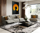 Basil - Modern Grey Fabric Large Sofa With 3 Electric Recliners