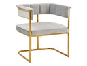 Holly Modern Grey Fabric Dining Chair (Set of 2)