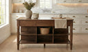 Russet Kitchen Island Brown