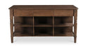 Russet Kitchen Island Brown