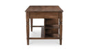 Russet Kitchen Island Brown