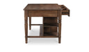 Russet Kitchen Island Brown