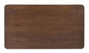 Russet Kitchen Island Brown