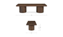 Hadley Coffee Table Warm Brown