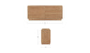 Hudson 6 Drawer Dresser Natural