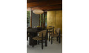 Hadley Dining Table Small Warm Brown