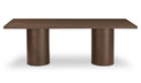Hadley Dining Table Small Warm Brown