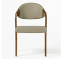 Arlo - Mid-Century Beige & Walnut Counter Chair