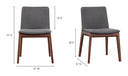 Deco Dining Chair Dark Grey - Set Of Two