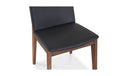Deco Dining Chair Ebony PVC - Set Of Two